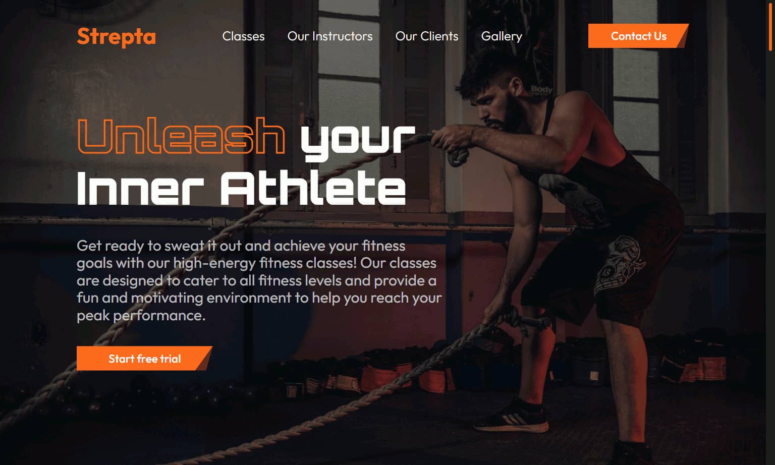 Website Home Page Screen Shot